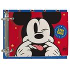 Mini Caderno Argolado Com Fichas Mickey Dac