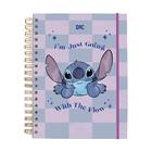 Mini Caderno Smart Universitário Stitch - 80 Folhas - DAC