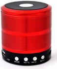 Mini Caixa De Som Bluetooth Portátil Speaker Ws887 Vermelho