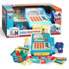 Mini Caixa Registradora Brinquedo Creative Fun Infantil Azul Multikids