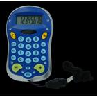 Mini calculadora portátil de bolso com cordão