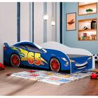 Mini Cama Carro Juvenil Personagem Para Crianças - Carro / Azul - GD MóVEIS