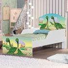 Mini Cama Dinossauro Irmãos Com Colchão - Casa H