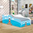 Mini Cama Fun Capitão Marinho Infantil Com Colchão