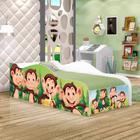 Mini Cama Fun Macacos Infantil Com Colchão - CasaH