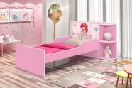 Mini Cama Infantil Baú Liz Moranguinho J&A Móveis - Rosa