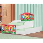 Mini Cama Infantil com Auxiliar Pop Meninos Futebol - Cambel