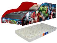 Mini Cama Infantil com Colchão Vingadores