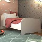 Mini Cama Infantil com Proteção Lateral em MDF Uli Móveis Peroba