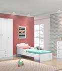 Mini Cama Juvenil - BRANCO - PALLADIUM DECOR