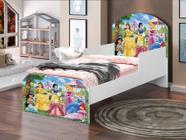 Mini Cama Juvenil Infantil Adesivada 100% Mdf - Castelo - Aqui Moveis