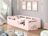 Mini Cama Montessori Juvenil para Menina Rosa