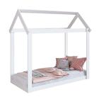 Mini Cama Montessoriana Infantil Branco Davi Shop JM