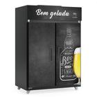 Mini-Câmara de Bebidas GMCB-2P Pr Gelopar - p/ Cerveja e Bebidas Frost Free 1421L -6a +3C