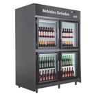 Mini Câmara Para Bebidas Porta de Vidro RF057PV Plus Frilux