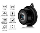 Mini Camera Espiã Wifi Full Hd Segurança Discreta Voz Video