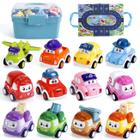 Mini caminhões pull-back Toy Car Kiddiworld com Playmat para 1 ano