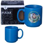 Mini Caneca Buzz Lightyear Azul Café Expresso Empilhável Cerâmica 100ML Oficial Toy Story Disney Pixar - Zona Criativa