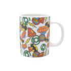 Mini Caneca Porcelana Mini Logos Liga Da Justiça Urban