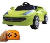 Mini Carro Elétrico Infant 6v Importway C/ Controle Verde