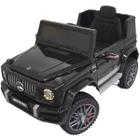 Mini Carro Elétrico Infantil Criança 12V Mercedes G63 Amg Controle Remoto Preto Brinqway BW-124