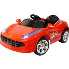 Mini Carro Elétrico Infantil Criança Bateria 6V Importway Ferrari Vermelha BW005-VM Bivolt