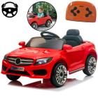 Mini Carro Elétrico Infantil Vermelho Com Luz e Som para Crianças de 2 a 6 anos