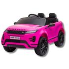 Mini carro eletrico range rover evoque 12v rosa - importway