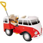 Mini Carro Infantil Poliplac Kombus - 2 em 1 Pedal e Passeio - Vermelho