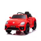 Mini Carro Infantil Volkswagen Fusca Beetle Dune Vermelho