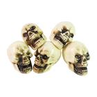 Mini Caveiras Em Plástico 5Cm Com 8 Unidades Halloween - Nyr