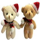 Mini Chaveiros De Pelúcia Urso Baby Noel 10cm - Jg de 12pçs - PELUCIAS&CIA