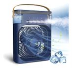 Mini Climatizador Umidificador Ventilador De Ar Usb Luz Led & Aromatizador