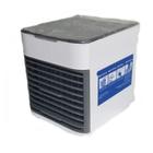 Mini Climatizador Ventilador Ar Agua Portátil Cooler 3 Velocidades Com Luz Led