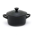 Mini Cocotte Cerâmica Preto Onix Le Creuset