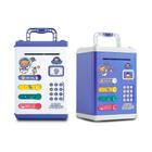 Mini Cofre Eletrônico Infantil Com Senha Personalizável Para Notas Moedas Funciona A Pilha