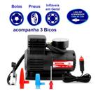 Mini Compressor de Ar Automotivo Portátil 12V com Manômetro - Marca Eurus