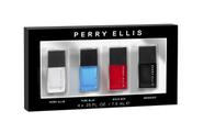 Mini conjunto de café Perfume Perry Ellis de 4 peças para homens