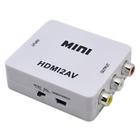 Mini Conversor HDMI x RCA 1080P - SOLUCAO