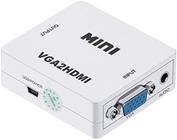 Mini Conversor vga Para hdmi 1080p Full HD Com Áudio