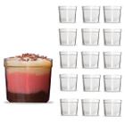 Mini Copo 5X5Cm Transparente 55Ml Doce Festa 24 Peças
