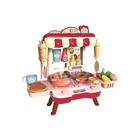 Mini Cozinha Infantil Kit Completa Menina Brinquedo Fogão