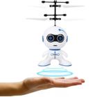 Mini Drone Robô Helicóptero Voador Infravermelho Brinquedo Luzes LED Recarregavél