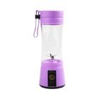 Mini Espremedor Elétrico Portátil Recarregável - 6 Lâminas - Ideal para Frutas e Smoothies