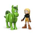 Mini Figura e Veículo - Imaginext - Os Jovens Titãs - MUTANO E TERRA - Mattel