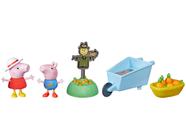 Mini Figura Peppa Pig Jardineira Hasbro 2 Unidades