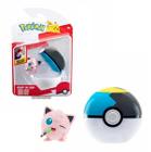 Mini Figura Pokémon Jigglypuff Com Pokebola Moon Clip'N'Go - Wave 7 - Sunny - 3427C