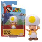 Mini Figura Super Mario O Filme Toad Amarelo Candide 3001