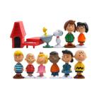 Mini Figuras Snoopy, Charlie Brown e Woodstock - Adereços para Bolo