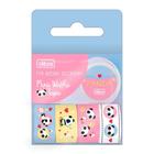 Mini Fita Adesiva Washi Tape Panda 5Und + Dispenser Tilibra